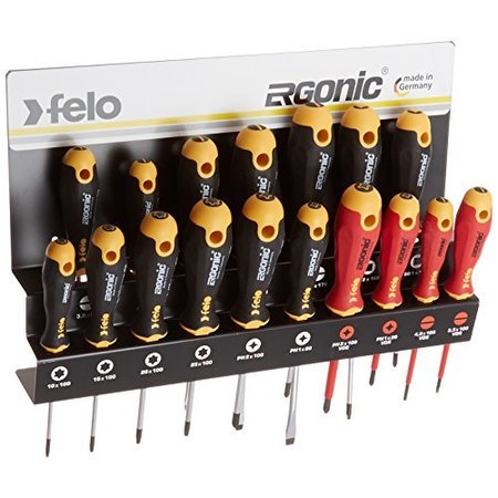 Felo Ergonic Screwdriver Set (17-Piece) 0715761391